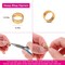 Jewelry Repair Kit with 1520 Silver Jump Rings and 3Pcs Pliers for Earrings, Necklaces, Rings, Bracelets